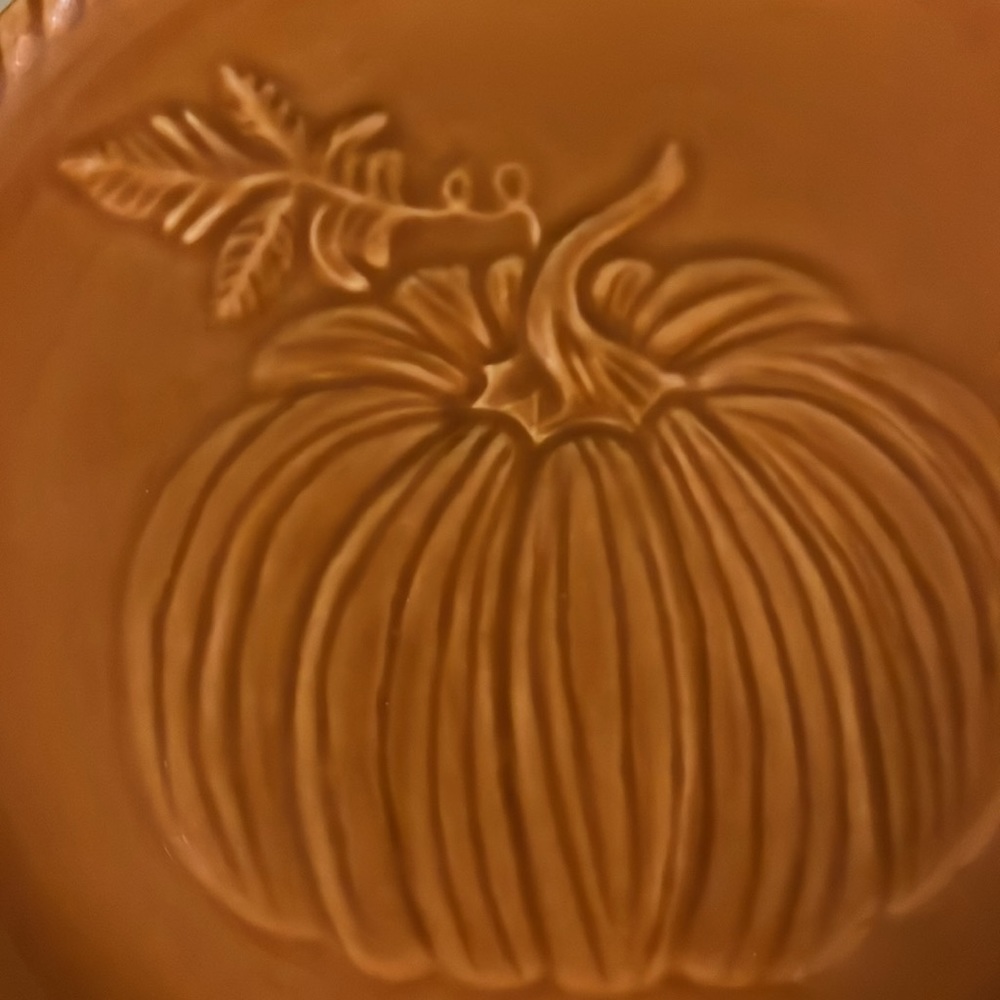 CMG-Made In Portugal 🇵🇹-Small-Orange-Pumpkin-Plate-7” - Picture 3 of 12